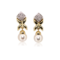 Orecchini Salvini Donna in Oro giallo Diamante 0.21 Ct AOP06969 - AOP06969